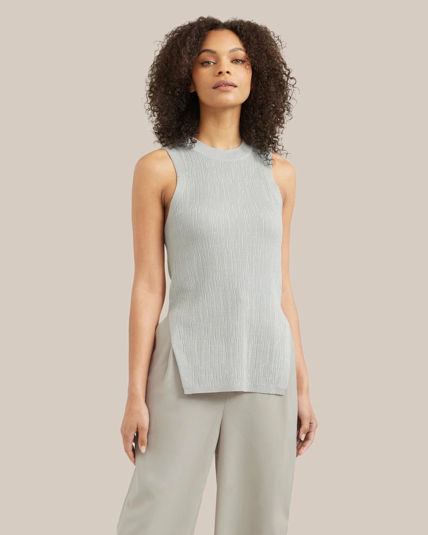 Expert Group Limited Irina Crew-Neck Ribbed Tank