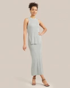 Expert Group Limited Irina Crew-Neck Ribbed Tank