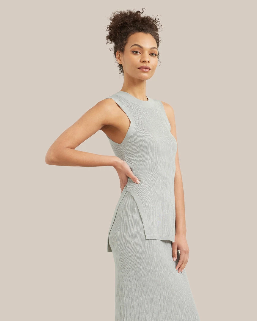 Expert Group Limited Irina Crew-Neck Ribbed Tank