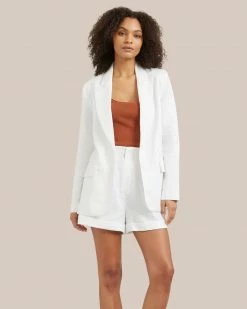 Fashion Apparels Jessa Linen Blazer Clothing