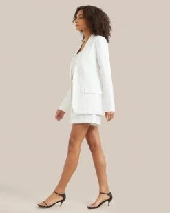 Fashion Apparels Jessa Linen Blazer Clothing