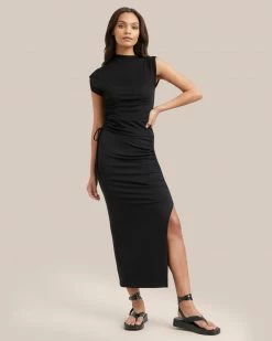 Hua Shang Group (H.K.) Ltd Lounge Jocelyn Asymmetrical Ruched Side Sleeveless Tee