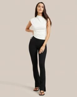 Hua Shang Group (H.K.) Ltd Jocelyn Asymmetrical Ruched Side Sleeveless Tee