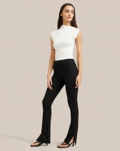 Hua Shang Group (H.K.) Ltd Jocelyn Asymmetrical Ruched Side Sleeveless Tee