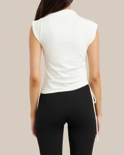 Hua Shang Group (H.K.) Ltd Jocelyn Asymmetrical Ruched Side Sleeveless Tee