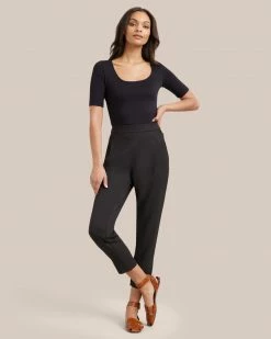 UBASE INTERNATIONAL, INC. Jordy Square-Neck Short-Sleeve Tee