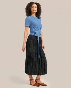 Brilliant Wise Corporation Limited Work Jude Cropped Wrap Blouse