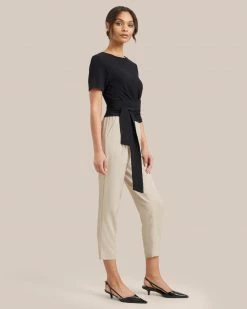 Brilliant Wise Corporation Limited Jude Cropped Wrap Blouse Lounge