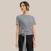 Sky Ocean Development Limited Jude Cropped Wrap Blouse Clothing