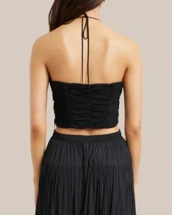 Hua Jia Julep Cropped Halter Top Celebrate
