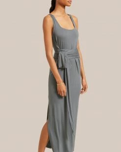 UBASE INTERNATIONAL, INC. Clothing Kelis Tie-Waist Maxi Dress