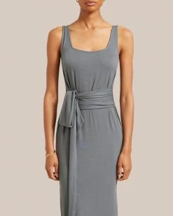 UBASE INTERNATIONAL, INC. Clothing Kelis Tie-Waist Maxi Dress