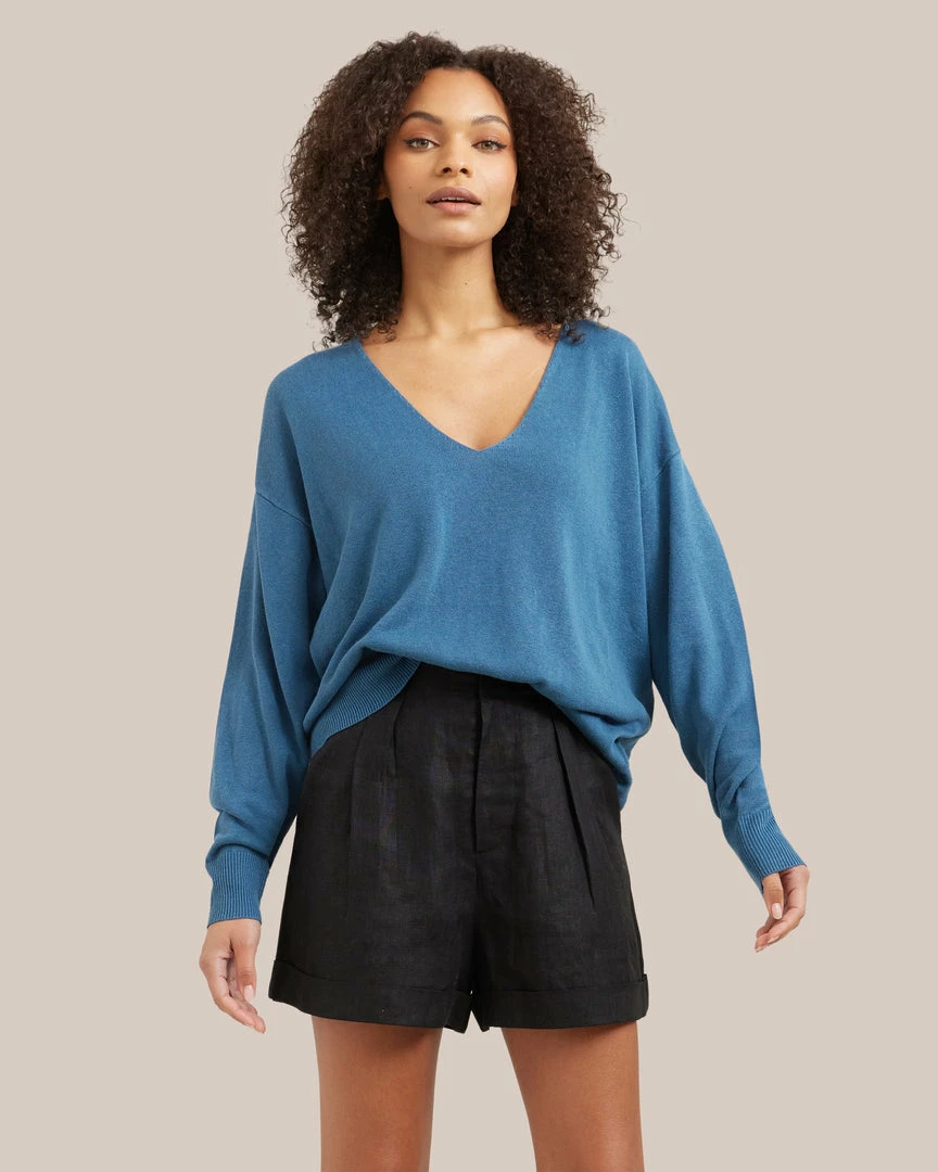 Expert Group Limited Kisa Relaxed V-Neck Sweater
