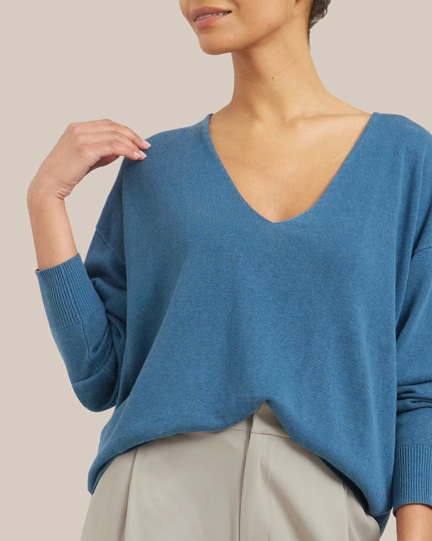 Expert Group Limited Kisa Relaxed V-Neck Sweater