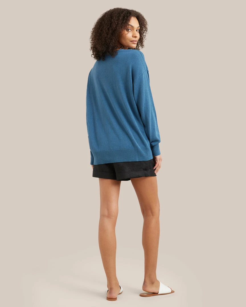 Expert Group Limited Kisa Relaxed V-Neck Sweater
