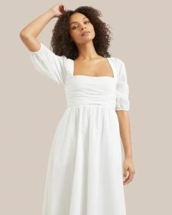Hua Jia Kyla Ruched Off-Shoulder Dress Vacation