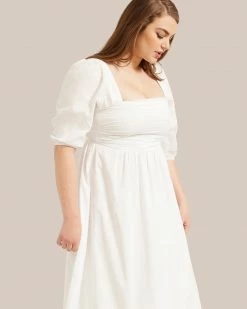 Hua Jia Kyla Ruched Off-Shoulder Dress Vacation
