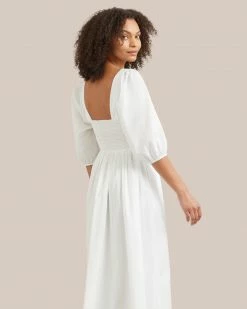 Hua Jia Kyla Ruched Off-Shoulder Dress Vacation