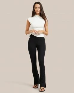 Asia Consultancy Co., Ltd Clothing Laikyn Side-Split Hem Pant