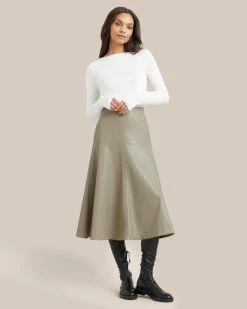 UBASE INTERNATIONAL, INC. Lounge Layla Slit-Neck Long-Sleeve Tee