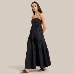 Fashion Apparels Lena Tiered Maxi Dress Vacation