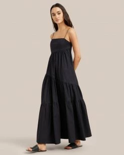 Fashion Apparels Lena Tiered Maxi Dress Vacation