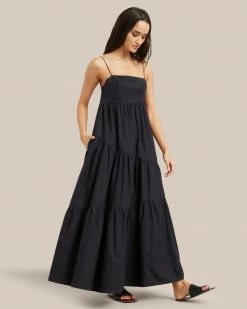 Fashion Apparels Lena Tiered Maxi Dress Vacation