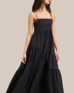 Fashion Apparels Lena Tiered Maxi Dress Vacation
