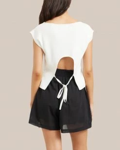 Hwa Fong Company Clothing Maia Tie-Back Knit Tank