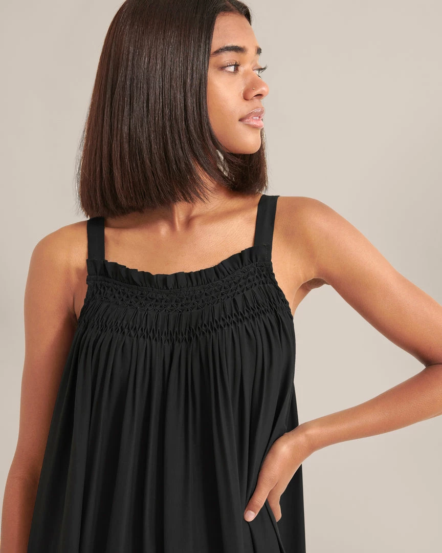 GRADE AND GATHER Clothing Matilda Sleeveless Smocked Maxi Dress