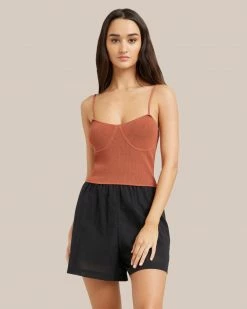 All Row Clothing Melika Contour Cropped Cami