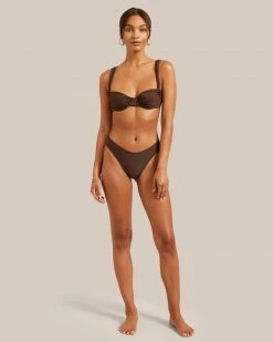 Belle The Label Oracle Ruched Bikini Set Vacation