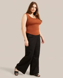 Fashion Apparels Vacation Paula Smocked Waist Wide Leg Pant