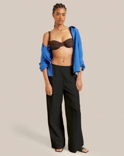 Fashion Apparels Vacation Paula Smocked Waist Wide Leg Pant