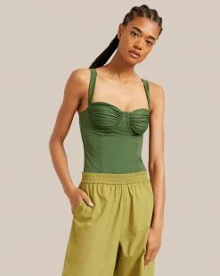 Fashion Apparels Paula Smocked Waist Wide Leg Pant Vacation