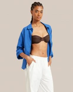 Fashion Apparels Paula Smocked Waist Wide Leg Pant Vacation