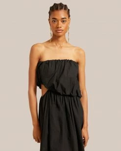 Laura Estrada Polished Brass Organic Form Drop Earrings Accessories