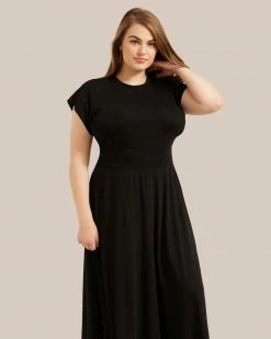 Hua Shang Group (H.K.) Ltd Clothing Prima Jersey Midi Dress