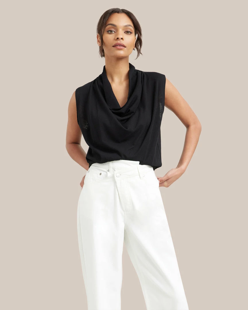 Hua Shang Group (H.K.) Ltd Ramona Cowl Neck Tee Clothing