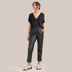 Lucy Paris Reena Vegan Leather Pant