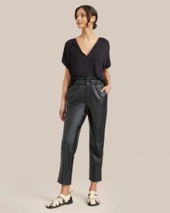 Lucy Paris Reena Vegan Leather Pant
