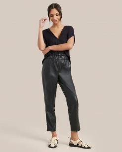 Lucy Paris Reena Vegan Leather Pant