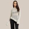 Hwa Fong Company Clothing Riva Asymmetrical Linen Sweater