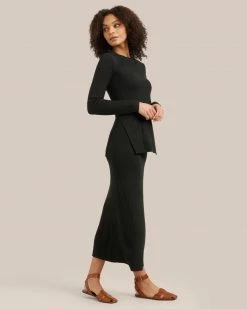 Expert Group Limited Romy Long-Sleeve Ribbed Sweater