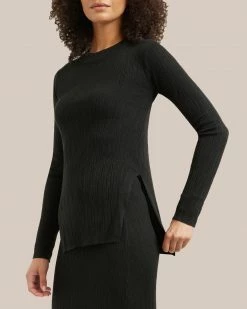 Expert Group Limited Romy Long-Sleeve Ribbed Sweater