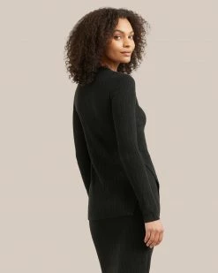 Expert Group Limited Romy Long-Sleeve Ribbed Sweater