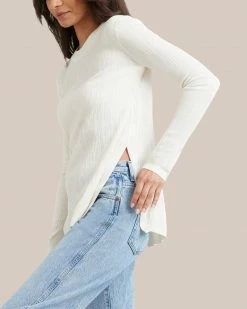 Expert Group Limited Romy Long-Sleeve Ribbed Sweater Clothing