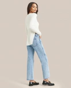 Expert Group Limited Romy Long-Sleeve Ribbed Sweater Clothing