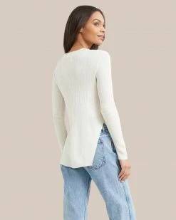 Expert Group Limited Romy Long-Sleeve Ribbed Sweater Clothing