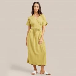 Modern Ref Rosalind Short-Sleeve Wrap Dress